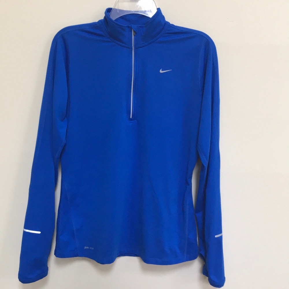 Nike Dri-Fit Half Zip Long Sleeve Top.